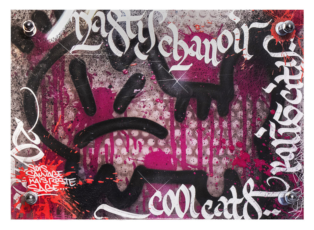 Nasty-Chanoir (sur plexi avec protection plexi) - 42x20