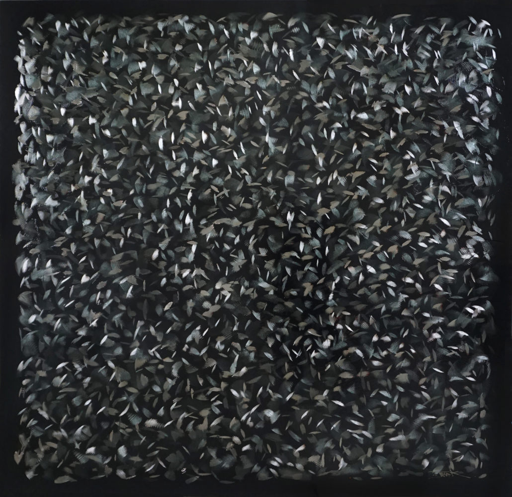 _Plumes noir belton 100x100
